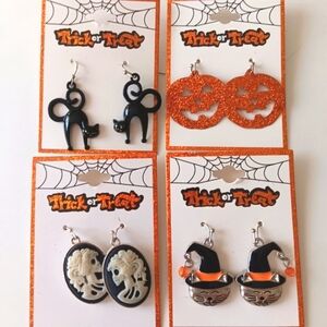 Halloween Trick or Treat Earrings Set